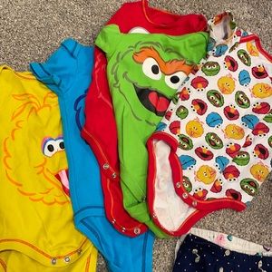 Sesame Street onesies